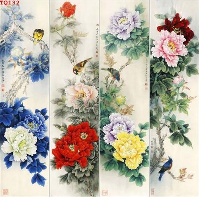 Tải về file gốc File tranh tứ quý TQ132 (chuẩn in ấn)