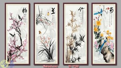 Download file File tranh tứ quý TQ39 (chất lượng in ấn)