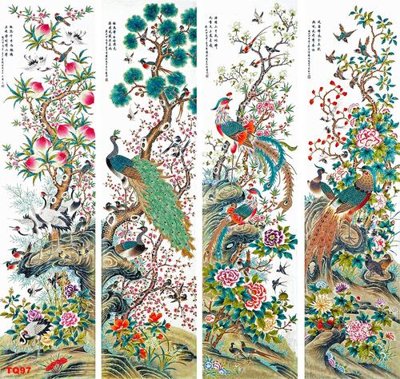 File gốc File tranh tứ quý TQ97 (PNG) chất lượng cao