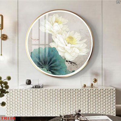 Tải file gốc File tranh tròn hoa sen TRR118 (in khổ lớn) không mờ