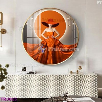 Tải file tranh File tranh tròn hiện đại TR3015 (ảnh gốc) ngay