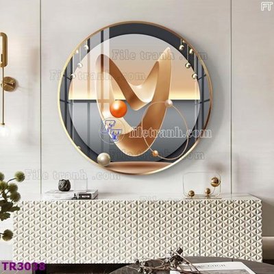 Tải file gốc File tranh tròn hiện đại TR3038 (in khổ lớn) quảng cáo