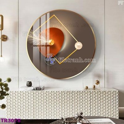 Download file gốc File tranh tròn hiện đại TR3078 (dùng cho in ấn)