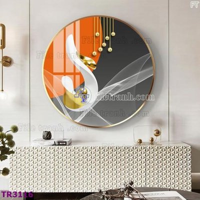File tranh File tranh tròn hiện đại TR3116 (ảnh gốc) chi tiết rõ ràng