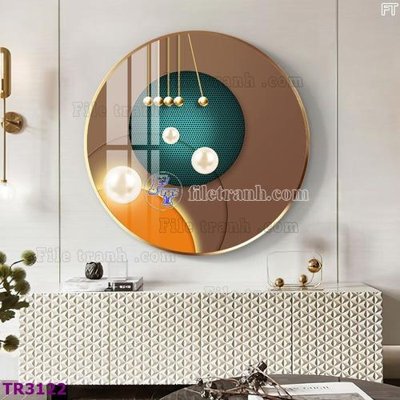 Tải file File tranh tròn hiện đại TR3122 (gốc) làm file quảng cáo