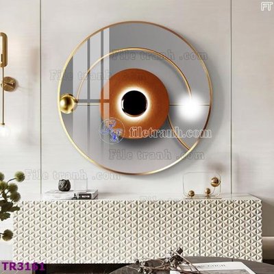 File in trần File tranh tròn hiện đại TR3161 (file gốc) phong thủy