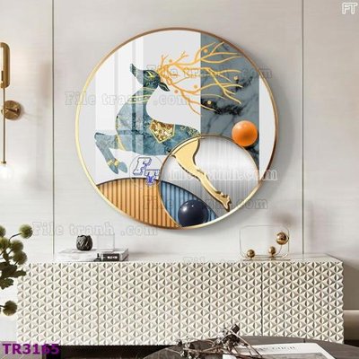 Tải file tranh gốc File tranh tròn hiện đại TR3165 chất lượng cao