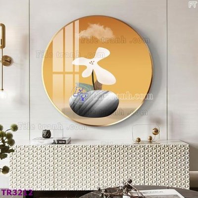 File ảnh File tranh tròn hiện đại TR3212 (gốc) trang trí khách sạn