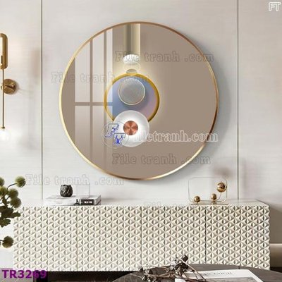File gốc File tranh tròn hiện đại TR3269 (trang trí) phòng ngủ