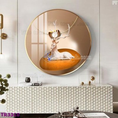 Hình ảnh file gốc File tranh tròn hiện đại TR3310 (chất lượng cao)