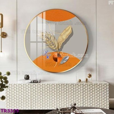 File tranh File tranh tròn hiện đại TR3329 (gốc) in film