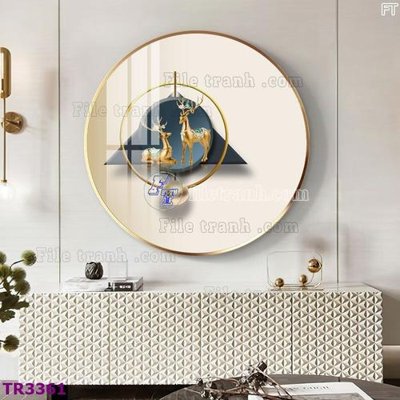 Download file File tranh tròn hiện đại TR3361 (gốc) cho xưởng in