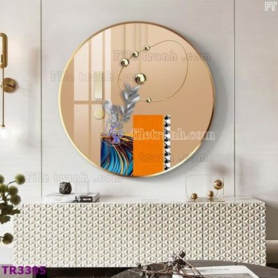File gốc File tranh tròn hiện đại TR3395 (PNG) chất lượng cao