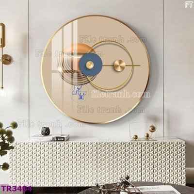 Tải file File tranh tròn hiện đại TR3404 (ảnh gốc) file AI/EPS