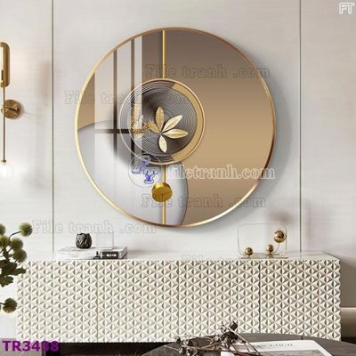 Tải file gốc File tranh tròn hiện đại TR3438 (để in lụa)