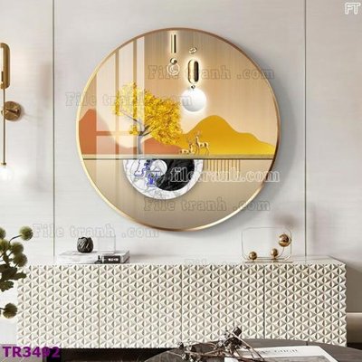 Download file File tranh tròn hiện đại TR3492 (chuẩn in) File tranh tròn hiện đại TR3492