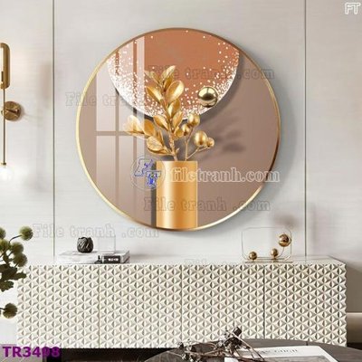 Tải xuống file tranh gốc File tranh tròn hiện đại TR3498 (PSD/TIFF)