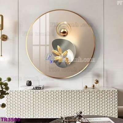 File in ấn File tranh tròn hiện đại TR3509 chuyên nghiệp