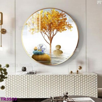 Tải file File tranh tròn hiện đại TR3539 (gốc) chủ đề tôn giáo