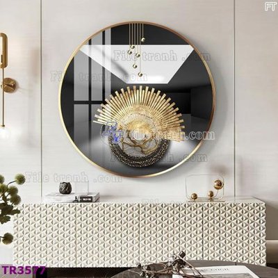 File tranh trang trí File tranh tròn hiện đại TR3577 (tải file gốc)