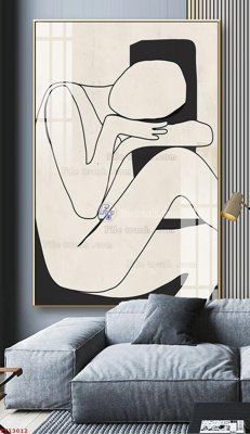 File gốc File tranh trừu tượng canvas TT13012 (in 3D) nghệ thuật