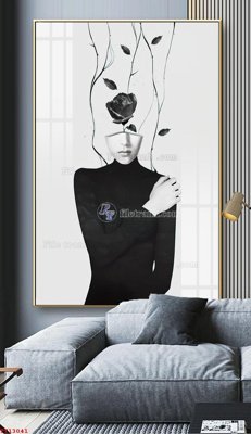 File gốc File tranh trừu tượng canvas TT13041 (cho in 3D) độc đáo