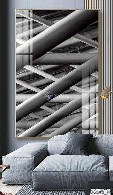 File tranh File tranh trừu tượng canvas TT13101 (gốc) in trên kính