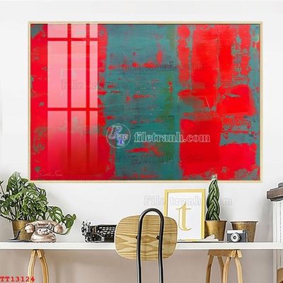 File in mica File tranh trừu tượng canvas TT13124 (ảnh gốc) đẹp