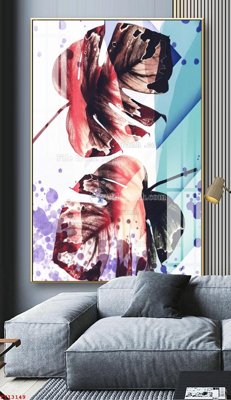 File in mica File tranh trừu tượng canvas TT13149 (bản gốc) siêu trong