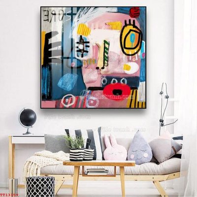 Tải file gốc File tranh trừu tượng canvas TT13159 (in khổ lớn) không mờ