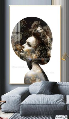 File gốc File tranh trừu tượng canvas TT13165 (in tráng gương) hiện đại