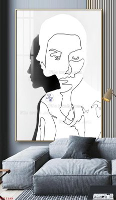 File ảnh File tranh trừu tượng canvas TT13299 (gốc) in decal dán tường