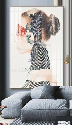 File tranh ảnh gốc File tranh trừu tượng canvas TT13374 dùng cho in khổ lớn