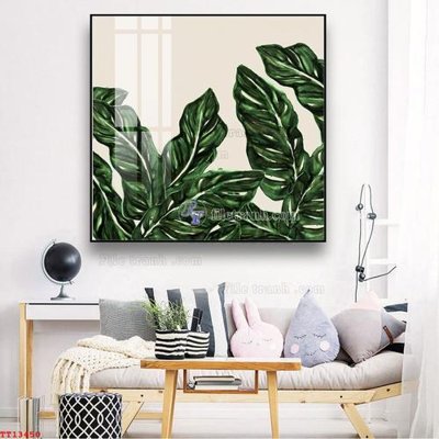 File in trần File tranh trừu tượng canvas TT13450 (bản gốc) hoa văn