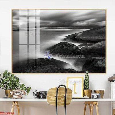 File in trần File tranh trừu tượng canvas TT13530 (bản gốc) trời sao