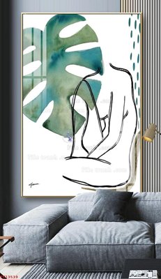 File ảnh gốc File tranh trừu tượng canvas TT13539 không vỡ nét