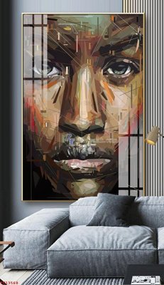 File tranh gốc File tranh trừu tượng canvas TT13568 (sắc nét từng chi tiết)