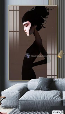 File gốc in ấn File tranh trừu tượng canvas TT13611 chuẩn màu CMYK