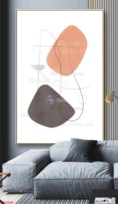 File tranh File tranh trừu tượng canvas TT13690 (gốc) in vải canvas
