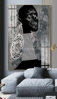 File gốc File tranh trừu tượng canvas TT13702 (vector) cho in ấn