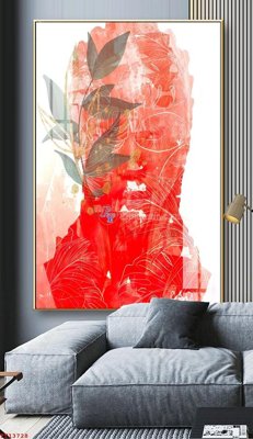 File tranh PSD File tranh trừu tượng canvas TT13728 chất lượng cao