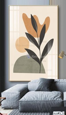 File in trần File tranh trừu tượng canvas TT13736 (bản gốc) mây trời