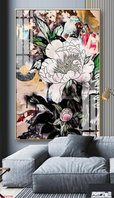 File PSD File tranh trừu tượng canvas TT13779 (chất lượng in ấn)