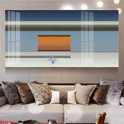 Ảnh mô tả file gốc in mica File tranh trừu tượng canvas TT13781