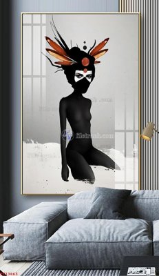 File gốc File tranh trừu tượng canvas TT13863 (phong cách) tối giản