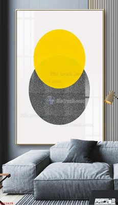 File tranh File tranh trừu tượng canvas TT13879 (gốc) phong cách tối giản