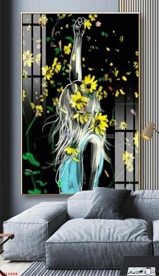 File ảnh File tranh trừu tượng canvas TT13898 (gốc) in PP, decal