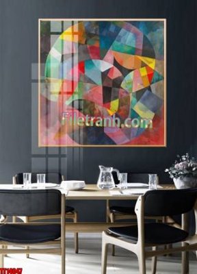 File gốc in mica File tranh trừu tượng art TT14047 chất lượng