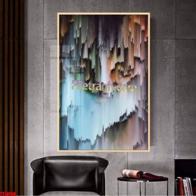 File in trần File tranh trừu tượng art TT14150 (bản gốc) trời sao