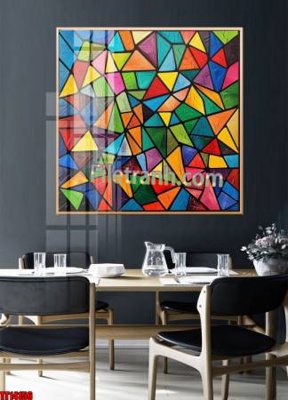 Download file gốc File tranh trừu tượng art TT14156 (in lụa) hoa lá